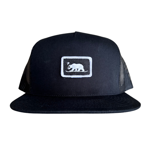 Snowboard Bear 5-Panel Mesh Snapback Trucker Hat