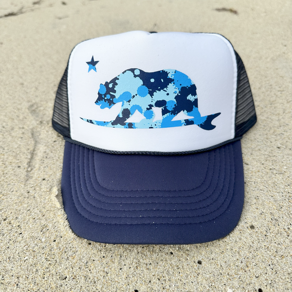 Blue Camo Surfbear® Trucker Hat