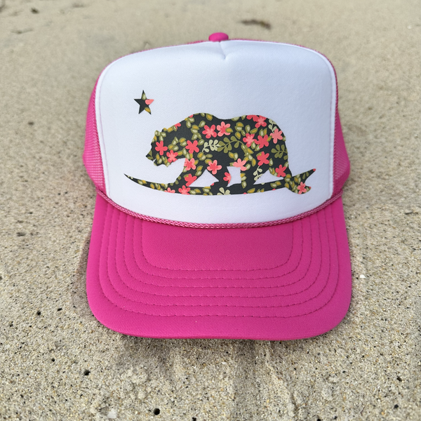 Floral Surfbear® Trucker Hat