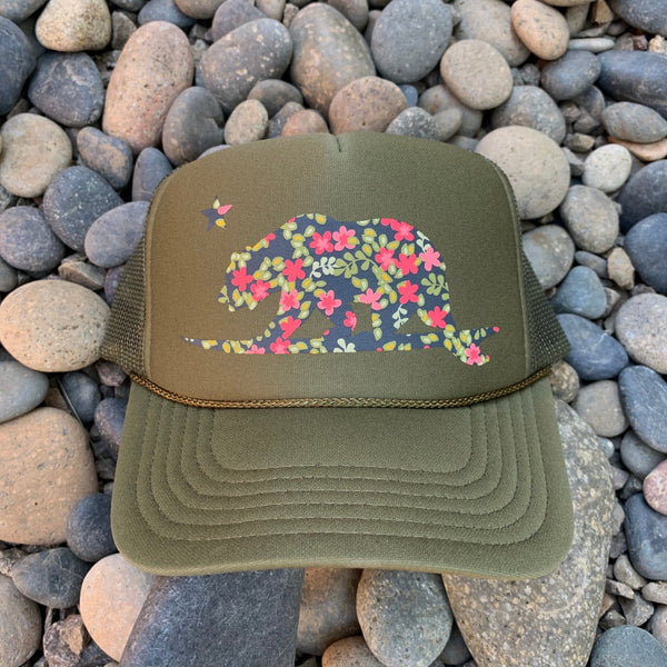 Floral Surfbear® Trucker Hat