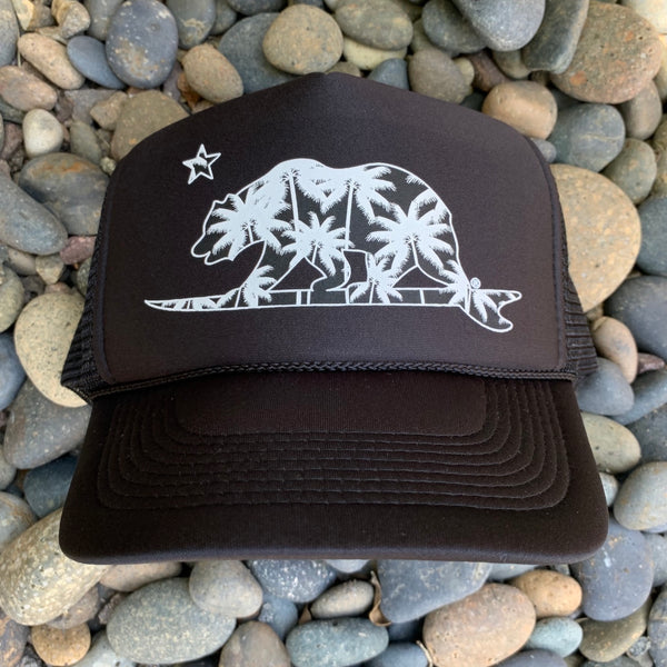 Palm Tree Surfbear® Trucker Hat