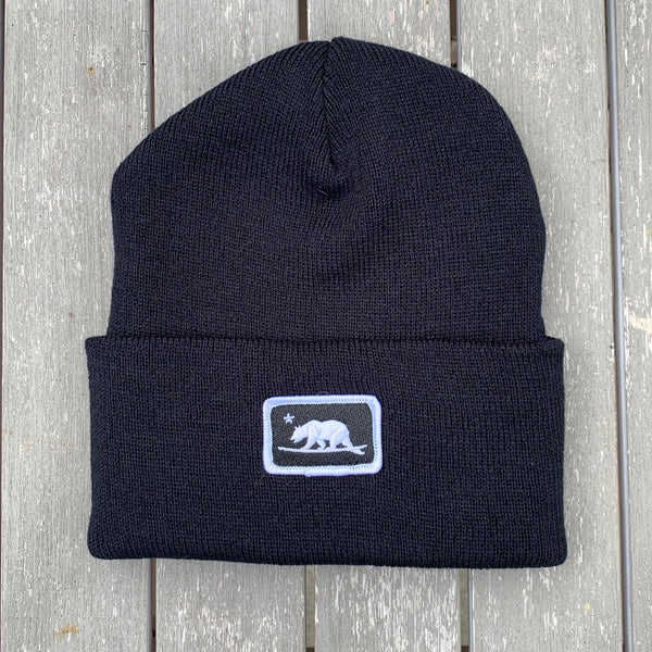 Embroidered Surfbear® Patch Beanies