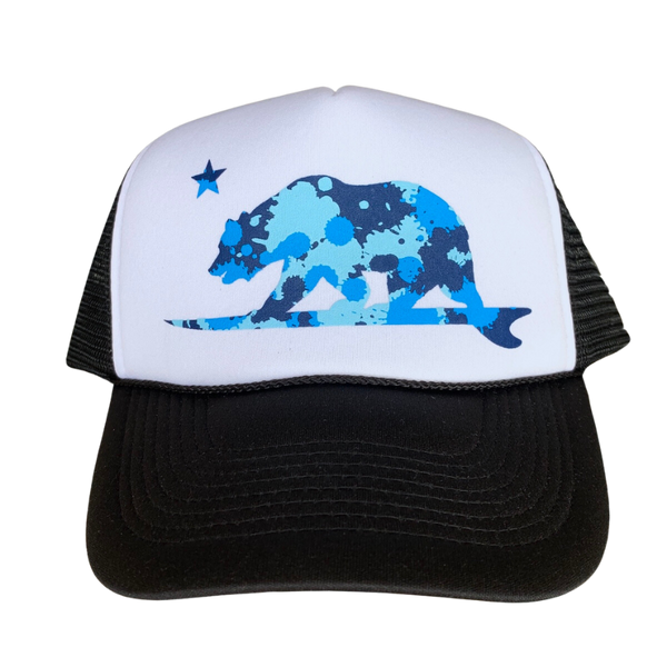 Blue Camo Surfbear® Trucker Hat