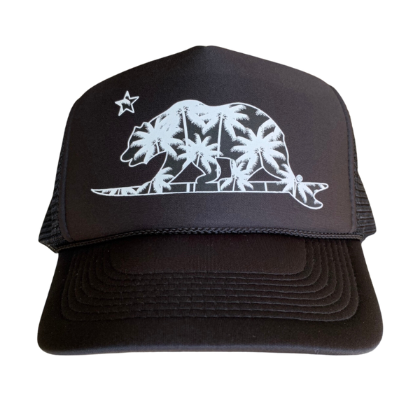 Palm Tree Surfbear® Trucker Hat