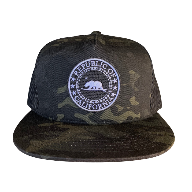 Republic of California - Black Camo Premium flat bill  display picture 3