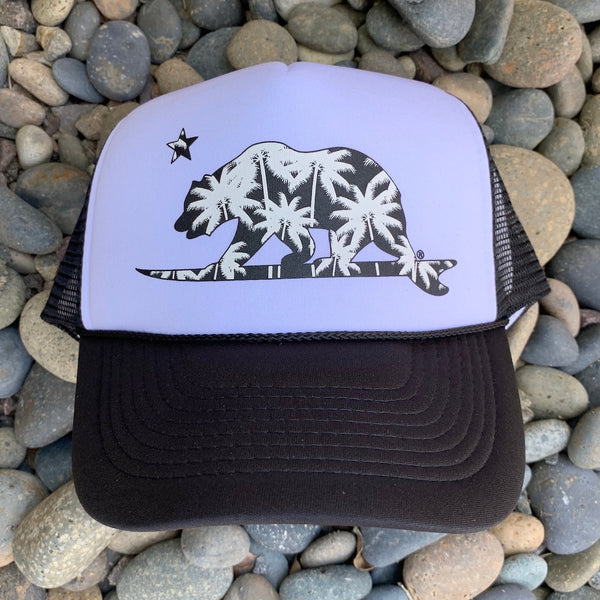 Palm Tree Surfbear® Trucker Hat