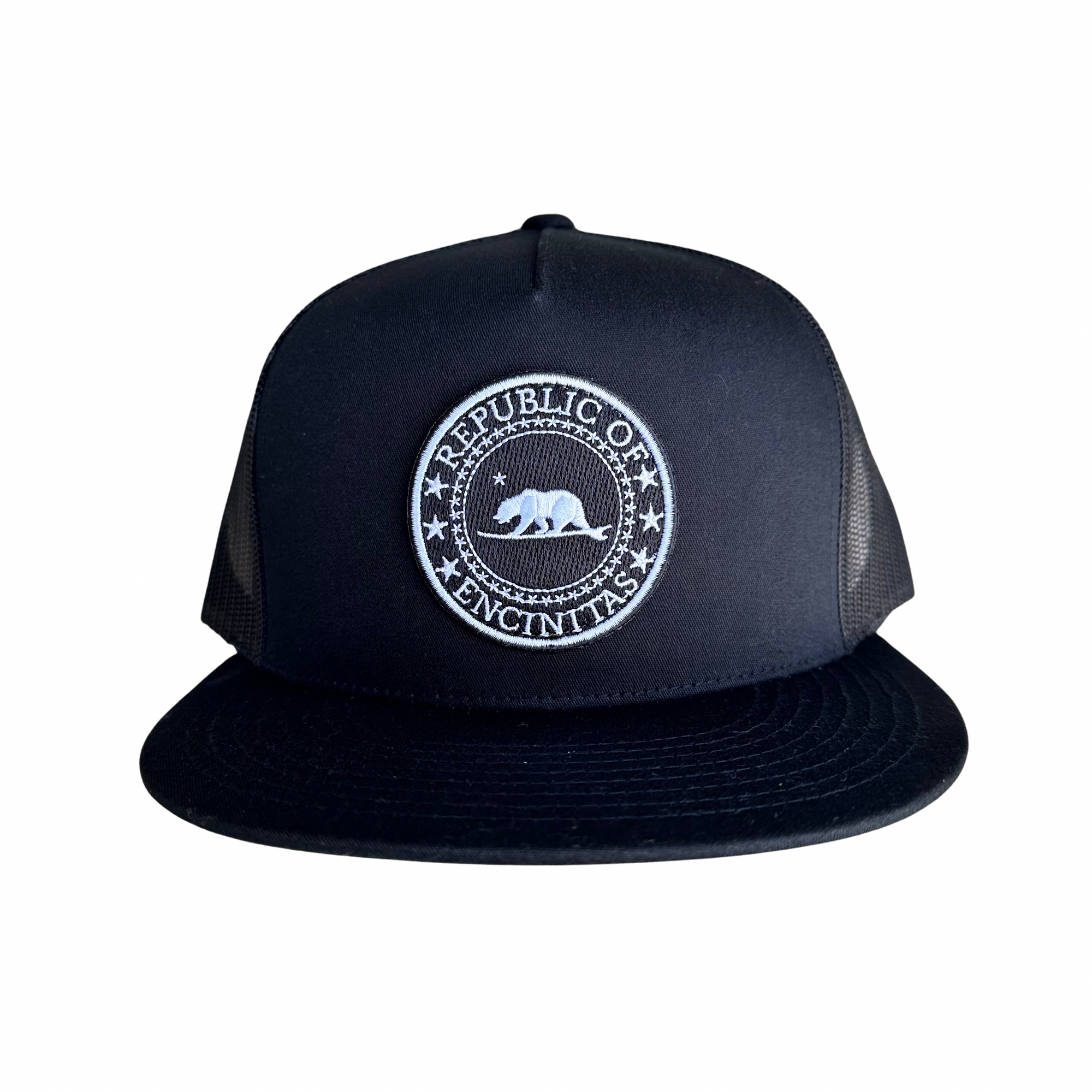 Republic of Encinitas Surfbear® Embroidered Patch Hat