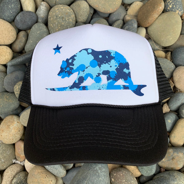 Blue Camo Surfbear® Trucker Hat