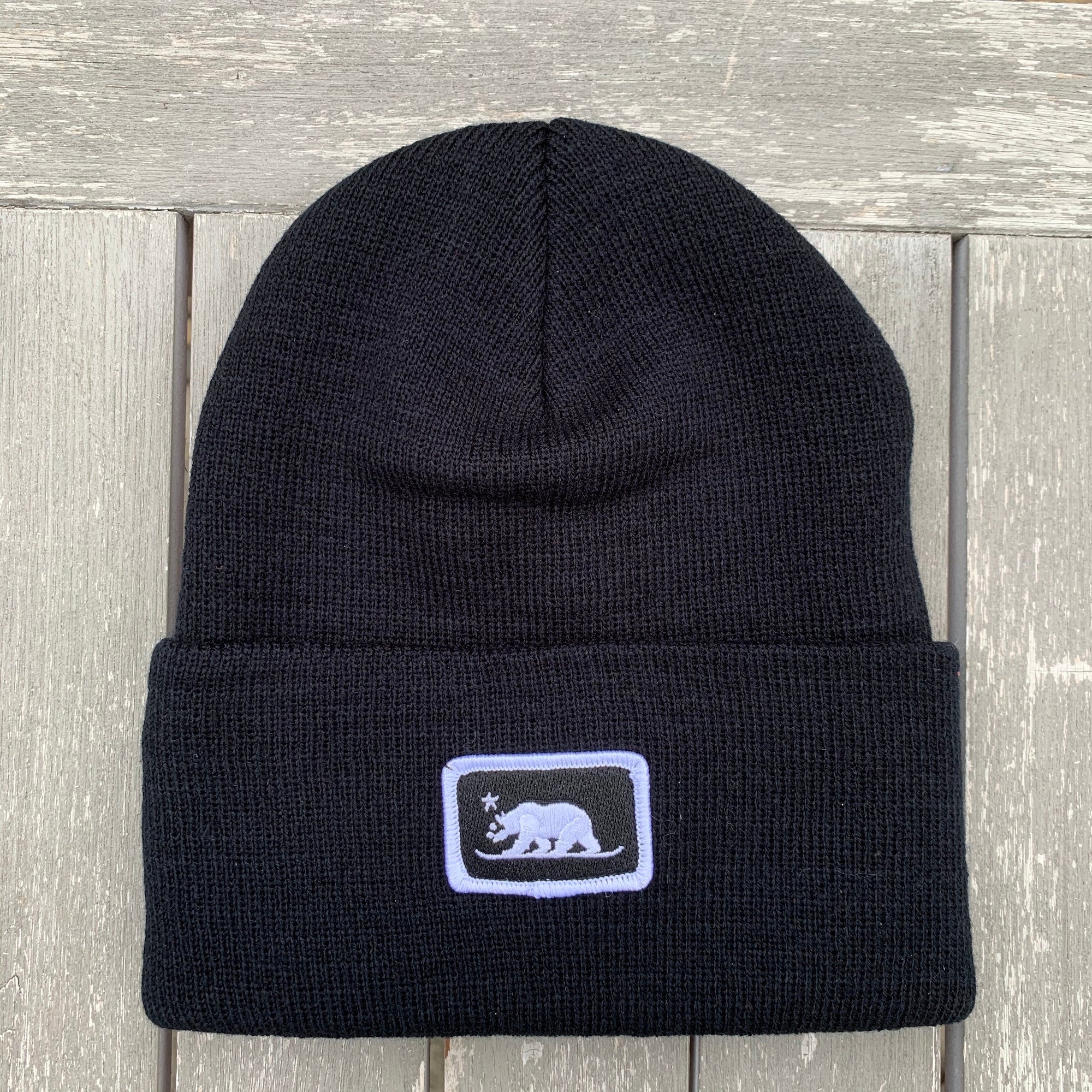 Embroidered Snowboard Bear Patch Beanie – Pacific Coast Apparel