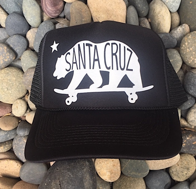 Santa Cruz Skatebear Trucker Hat Pacific Coast Apparel