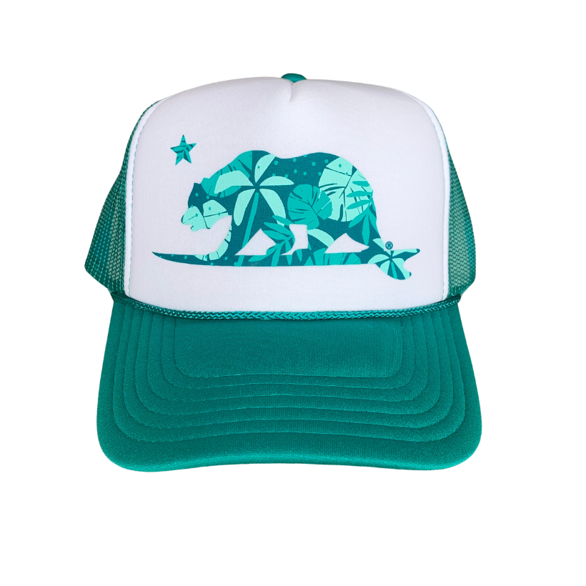 Monstera Surfbear® Trucker hat