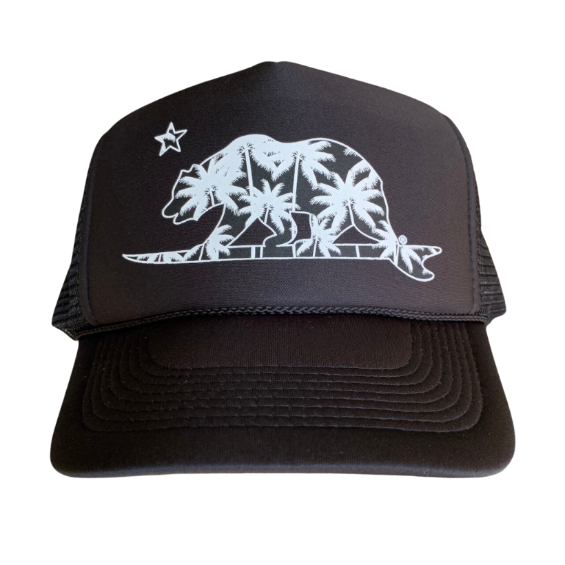 Palm Tree Surfbear® Trucker Hat